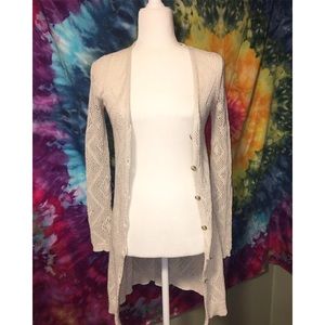FREE PEOPLE crochet cardigan